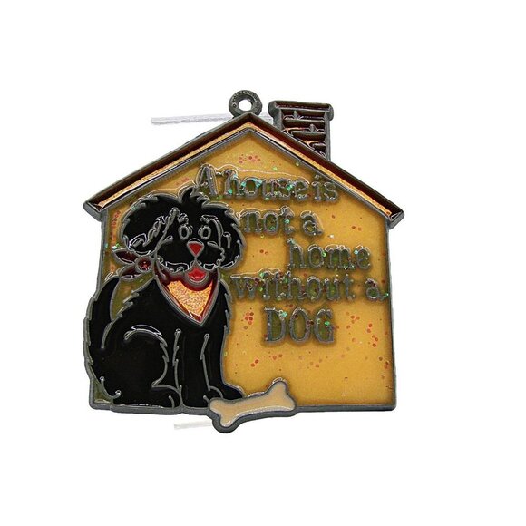 A House is Not a Home Without a Dog Acrylic Suncatcher Ornament Hanging Decor - Picture 2 of 9